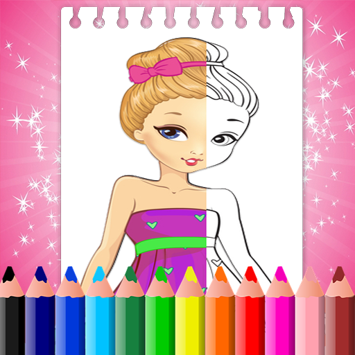 Beauty and Fashion : Coloring book for girls