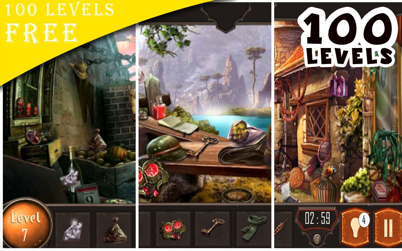 Hidden Object Game : 100 Levels of Secret Clue – Званична игра у продавници  Microsoft Store