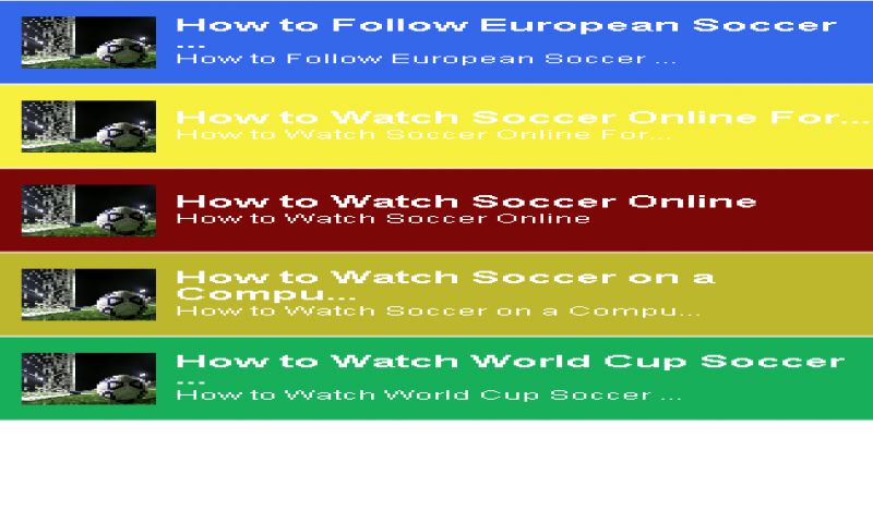 How to sale watch soccer online