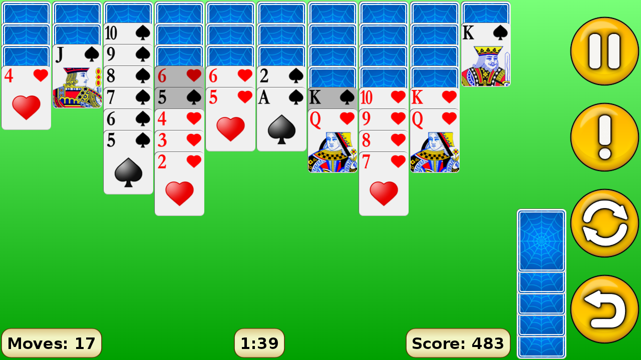 🕹️ Play Spider Freecell Solitaire Game: Free Online Solitaire