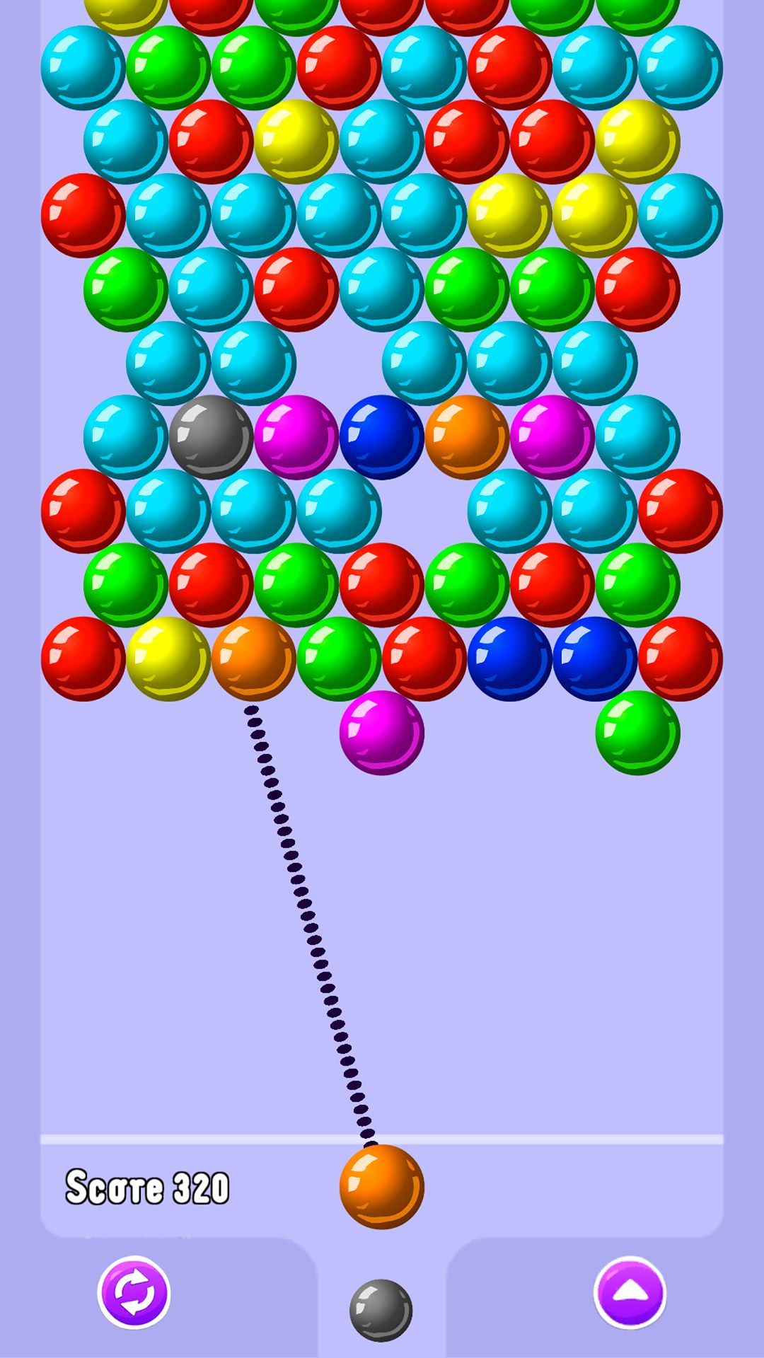 Bubble Shooter Gameplay, bubble shooter game level 372