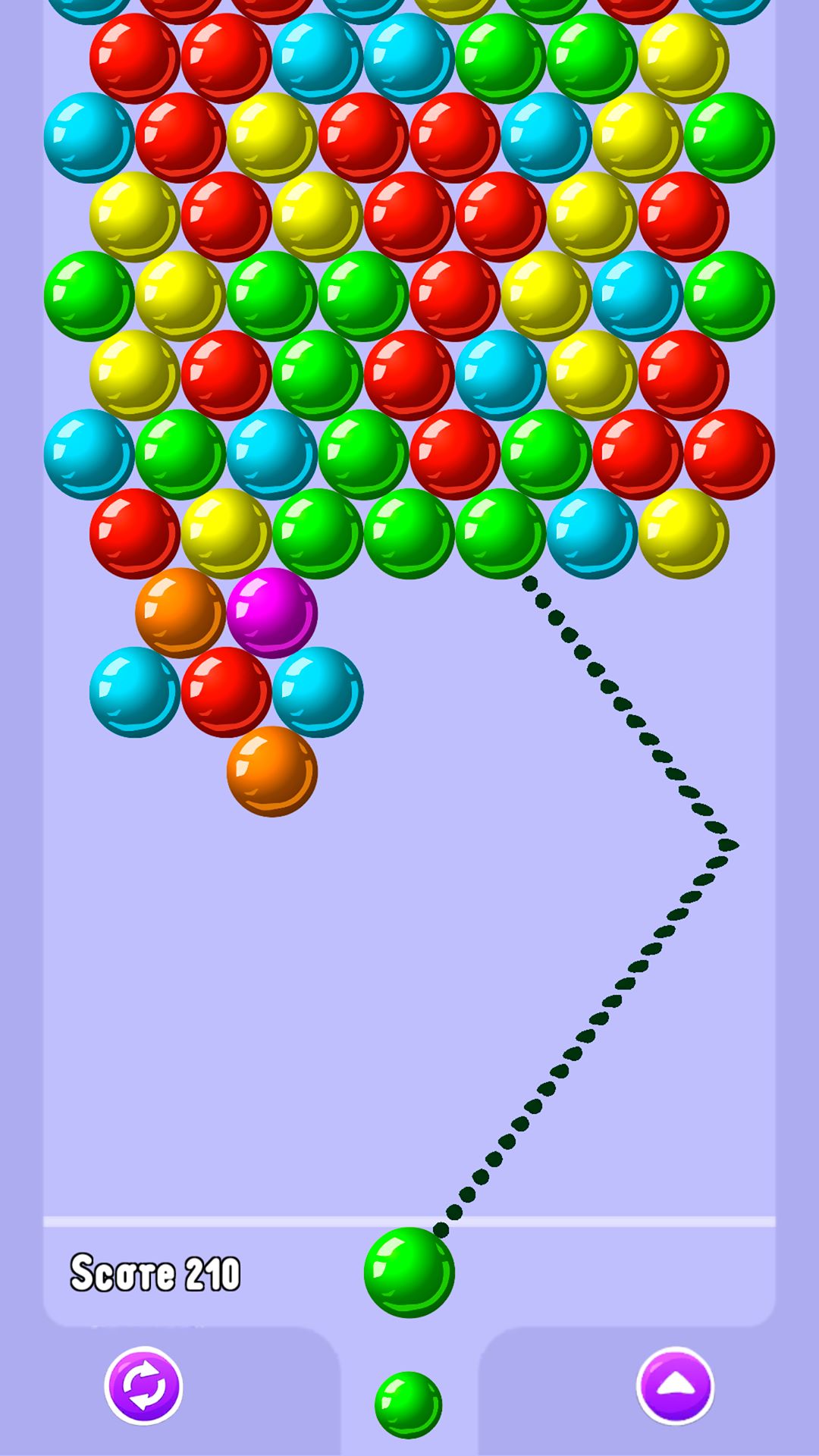 Bubble Shooter Gameplay, bubble shooter game level 341