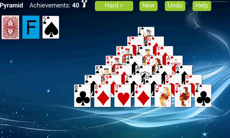 Pyramid Solitaire Full Screen