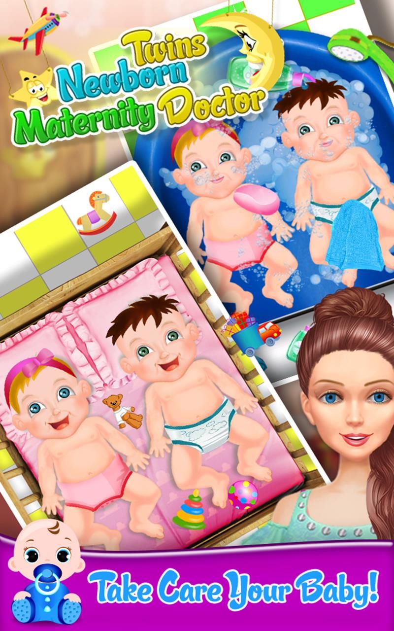 My Newborn Twins Baby & Mommy Care - Pregnancy Doctor Games FREE -  Microsoft Apps