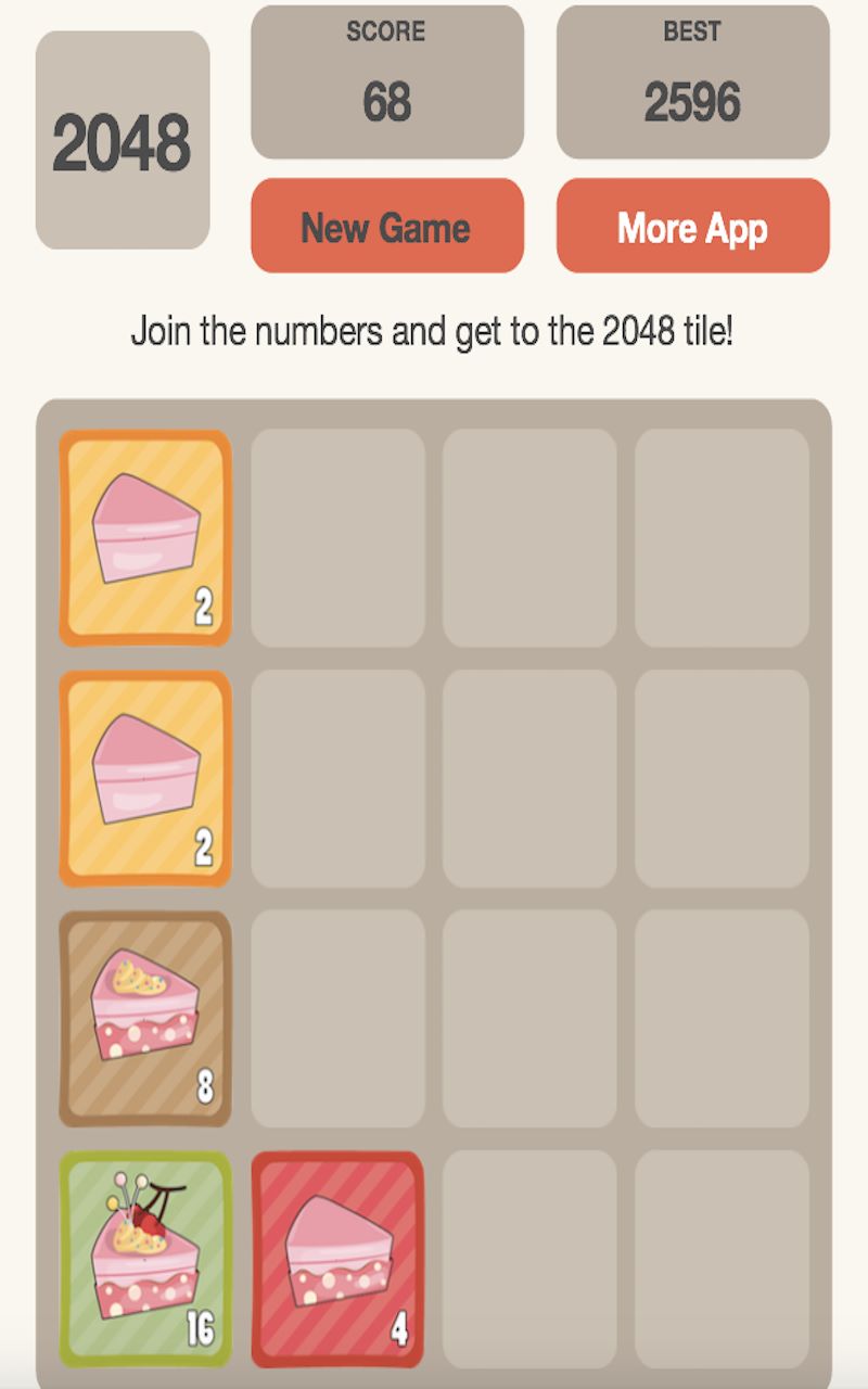 2048 Cupcakes  2048 Online Game