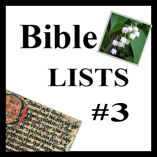 Bible Lists #3