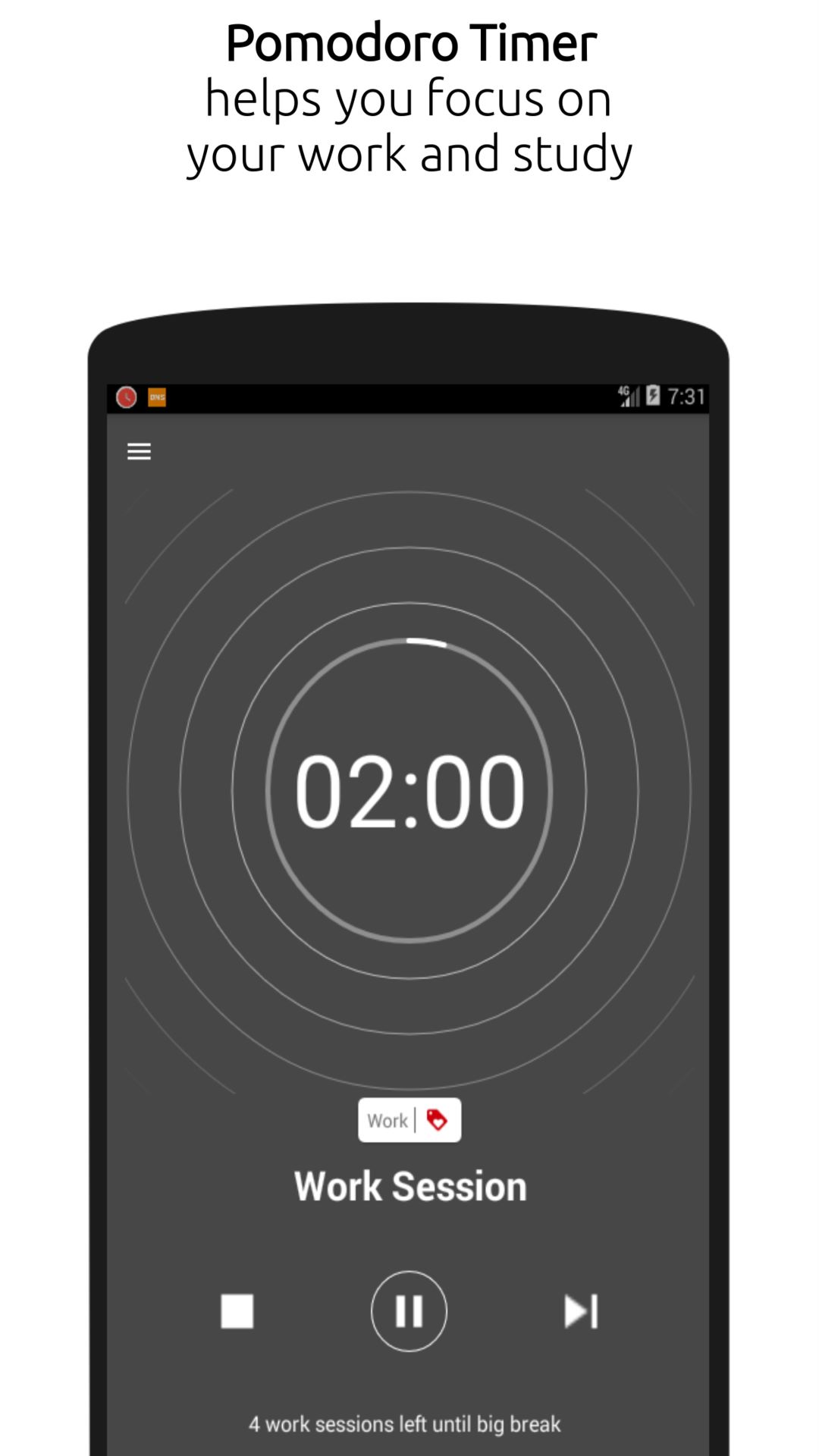 Pomodoro Smart Timer - A Productivity Timer App - Official app in the  Microsoft Store