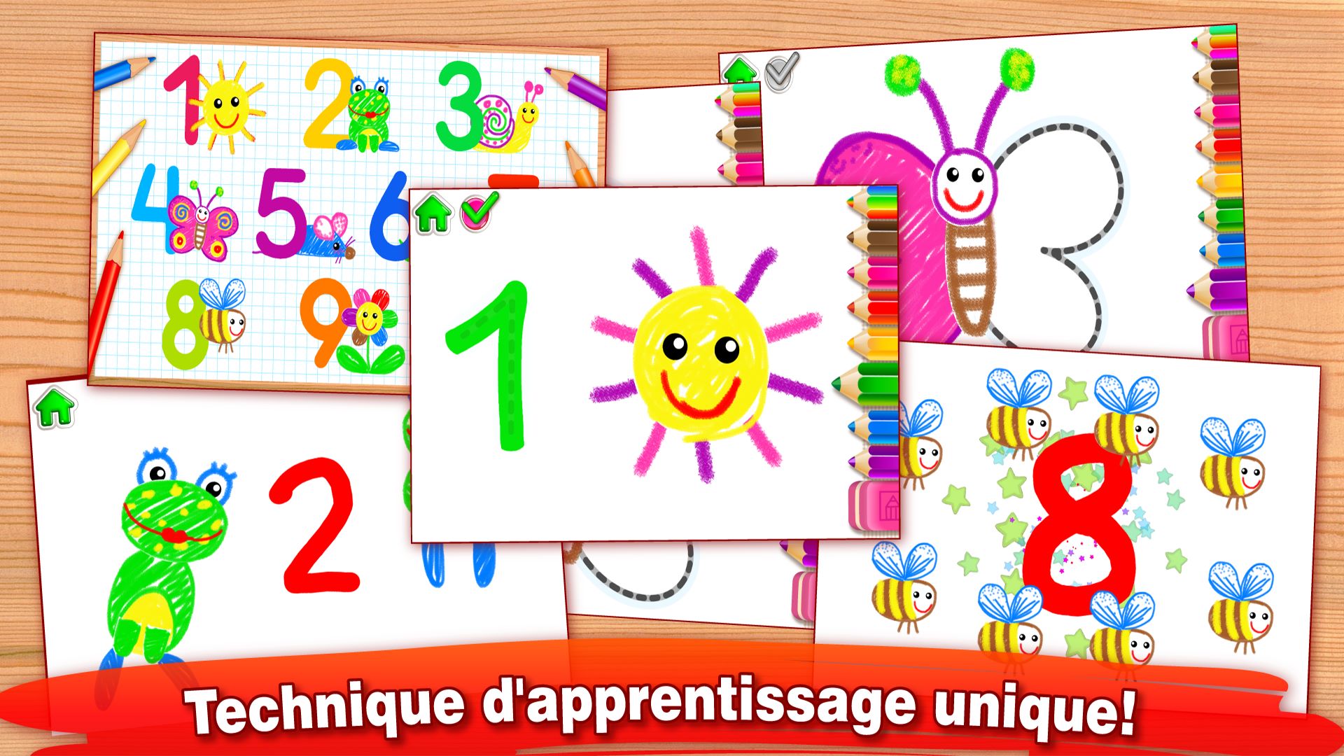 Apprendre a Compter - Coloriage pour les Enfant! Bébé Jeux de Educatif  GRATUIT & Jeux de Dessin Chiffres et Nombres! Jeux Bebe 2 3 4 5 6 ans! Jeu  Apprentissage Maternelle: Application
