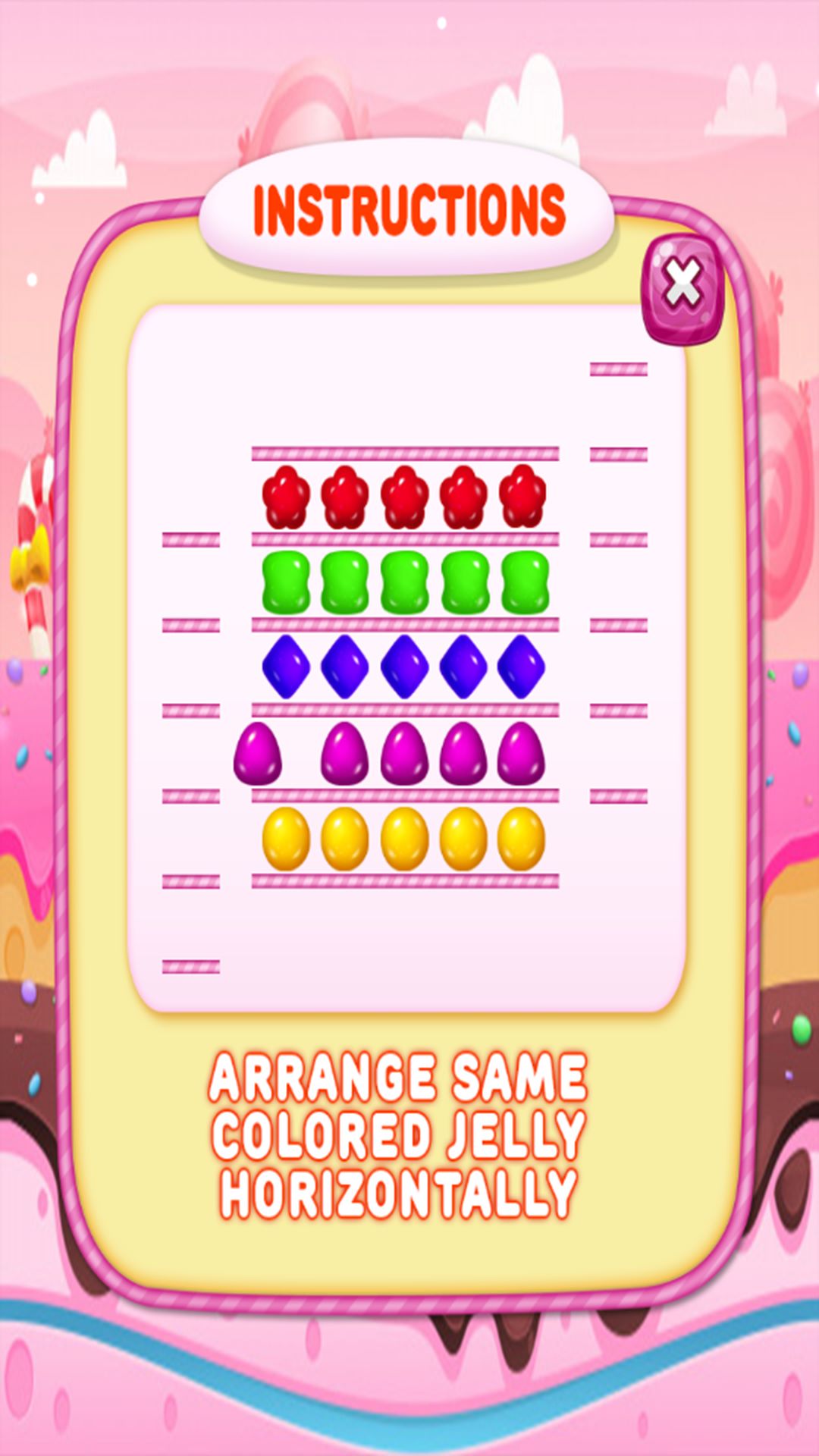 Candy Sweet Fruit games soda jelly blast 3 crush app Meads Puzzle