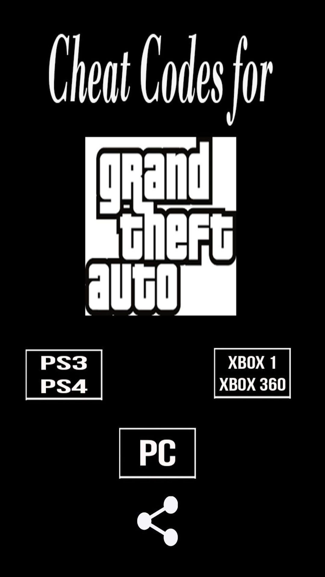 Cheats for GTA - for all Grand Theft Auto games – Microsoft апликације