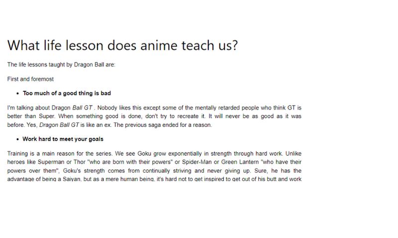 What anime taught us