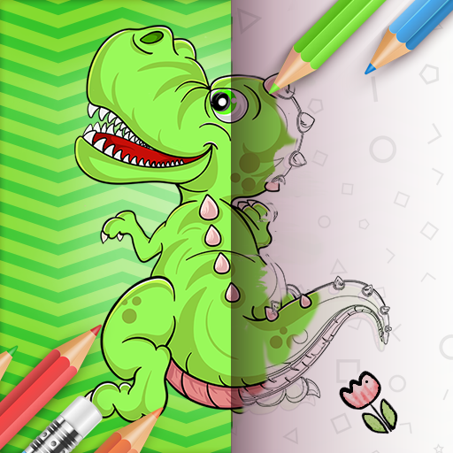 Dinosaur games - Dinosaur coloring pages
