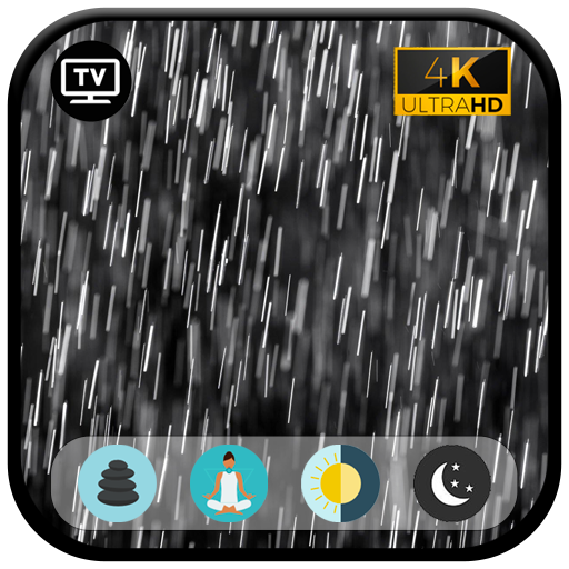 Super Heavy Rain to Sleep in 3 Minutes and Beat Insomnia - Black Screen Rain for Study And Relaxing For Fire TV - NO ADS