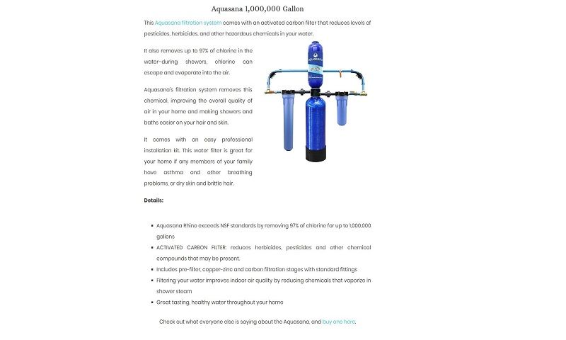 Rhino® Whole House Water Filter, 1 Million Gallons