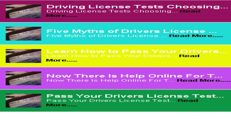 Driver License Test - Microsoft Apps