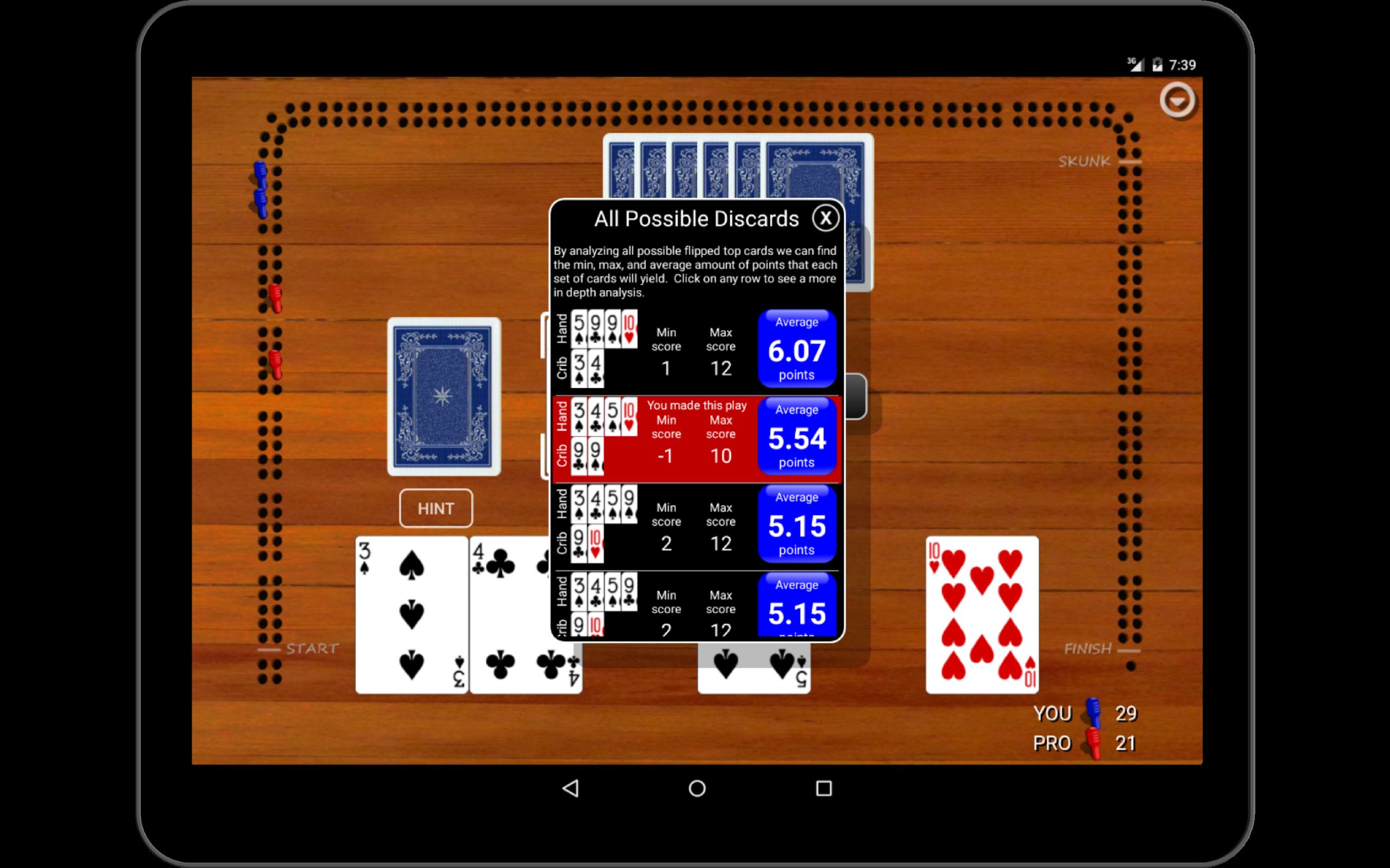 Cribbage Pro - Microsoft መተግበሪያዎች