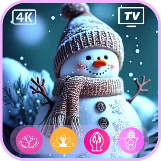 Winter Wonderland: Immerse Yourself in Ambient Snowfall Vibes, Melodic Whispers & Enchanting Visuals - Create a Serene Atmosphere on Tablets & Fire TV