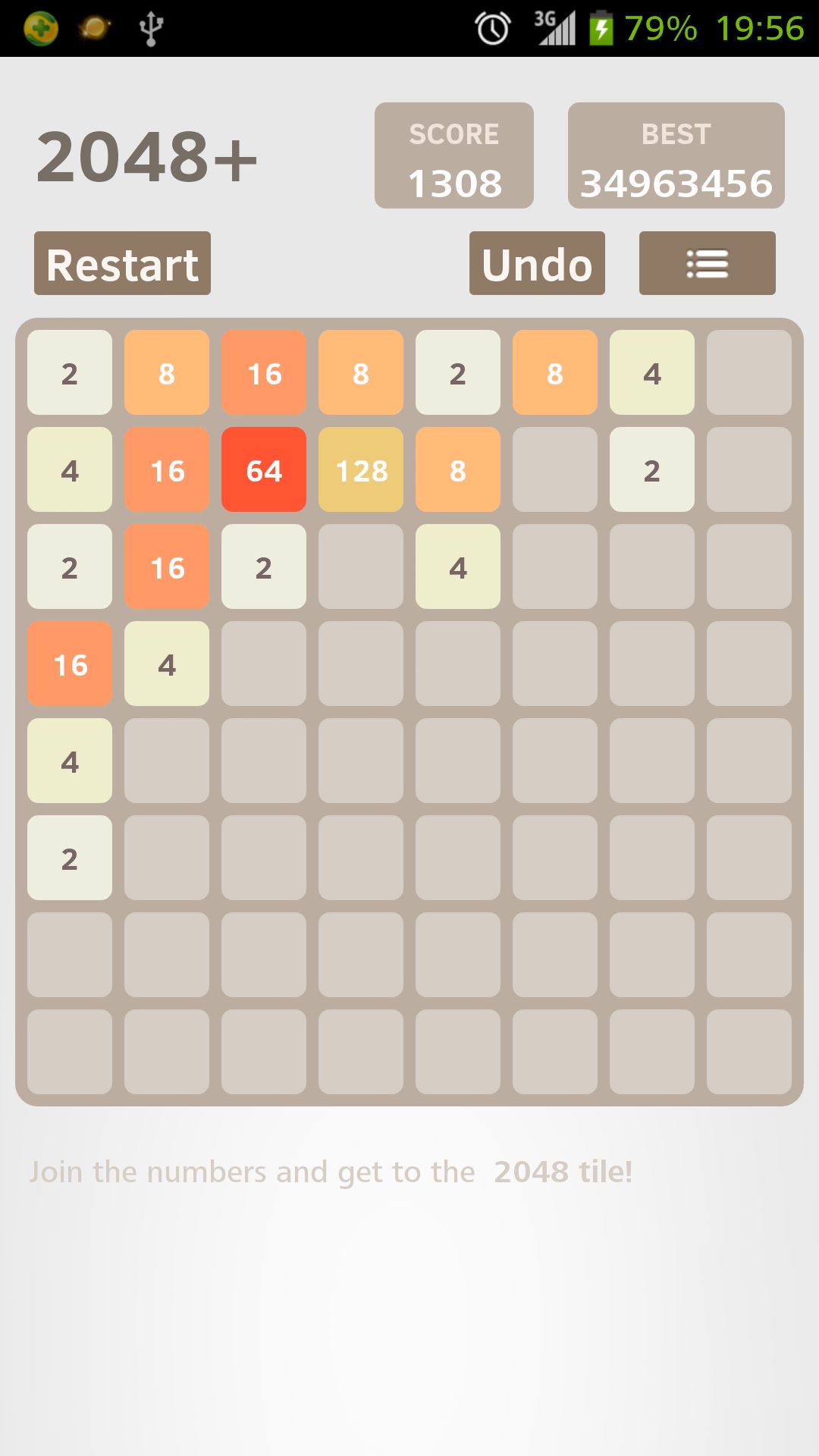 2048 8x8 - Play Free Online 2048 8 by 8 Math Game