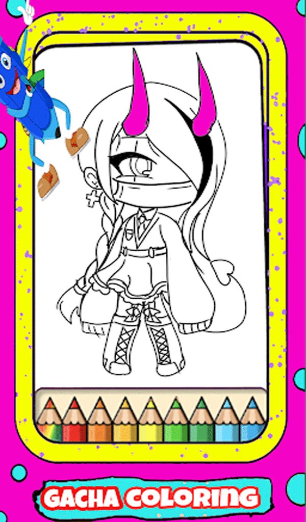 Cute Girl For Gacha Life kids Coloring Book - Microsoft Apps