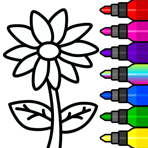 Kids Drawing Games For Girls & Coloring Pages Free: Learn To Draw