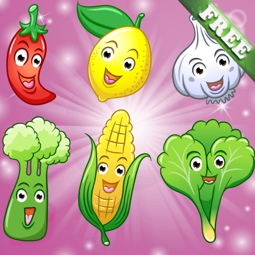 Fruits and Vegetables for Toddlers and Kids : discover the food ! FREE app