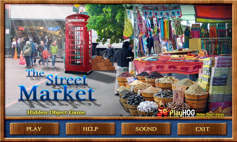 PlayHOG # 247 Hidden Object Games Free New - Street Market - Microsoft Apps