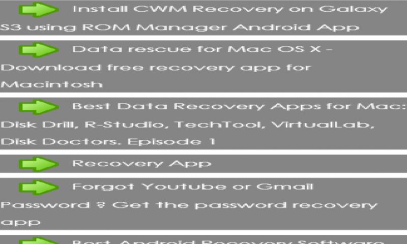 Recovery App - Microsoft Apps