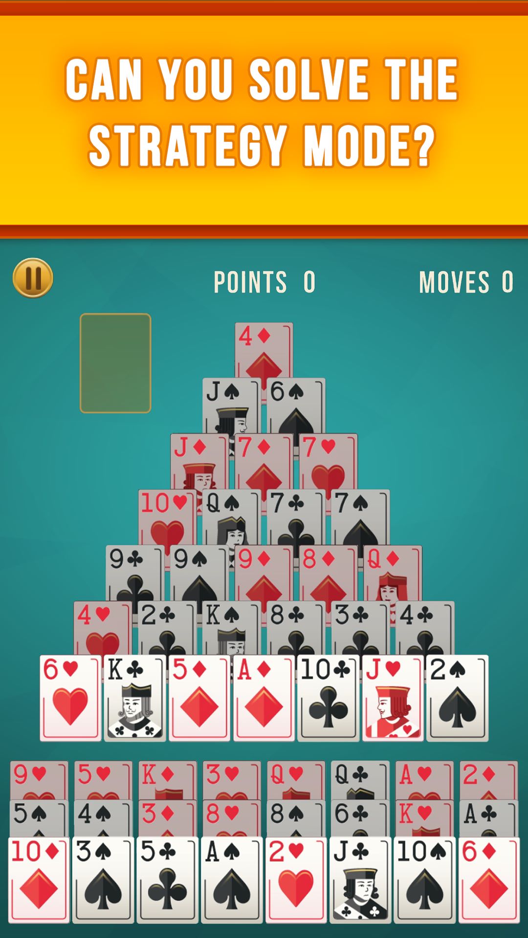 Play Microsoft Pyramid Solitaire 🕹️ Game for Free at !