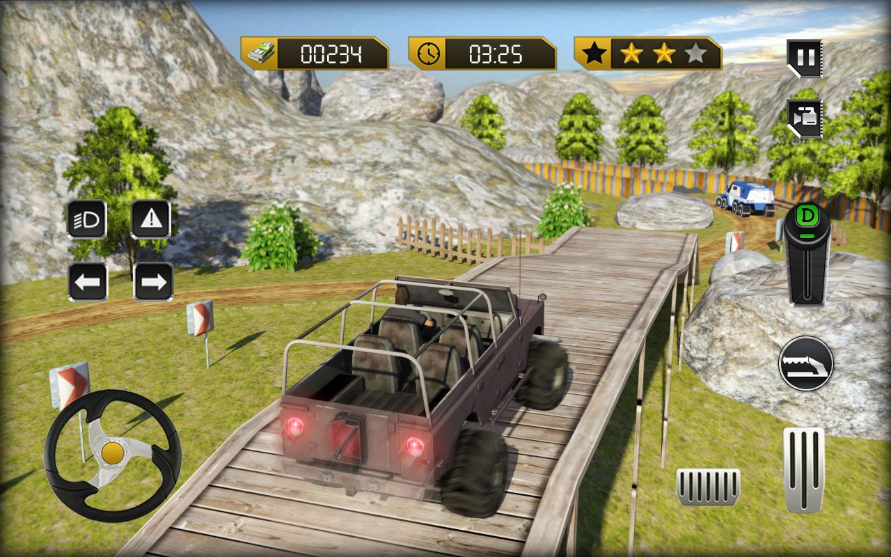 Car Driving On The Mountain Road - Car Parking Game - Android