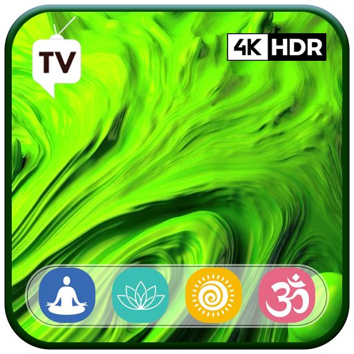 Smoothed Green Noise: Remastered, for Relaxation, Sleep, Studying, Yoga, Focus ADHD and Tinnitus - Green Screensavers For Tablets & Fire TV - NO ADS