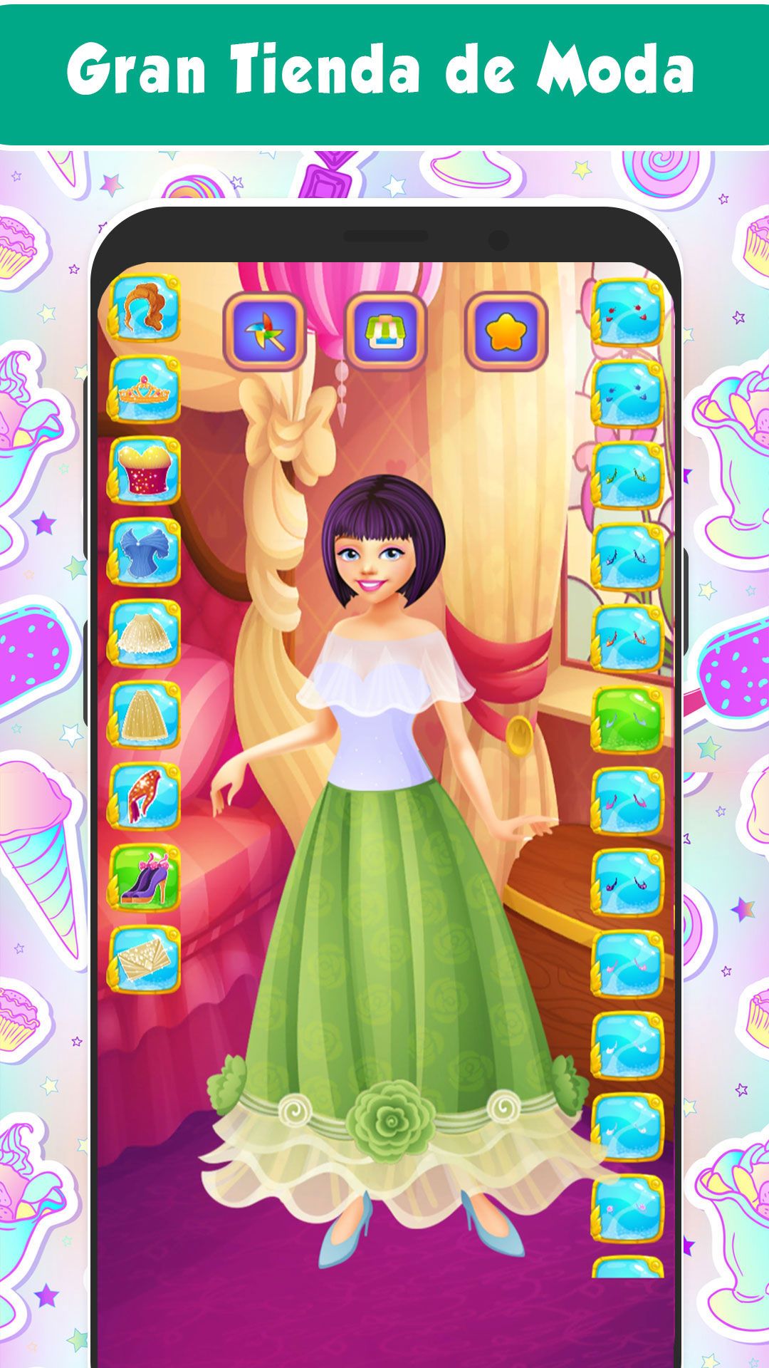 Juegos de Princesa para Chicas - Maquillar Vestir Peinar Niñas - Microsoft  Apps