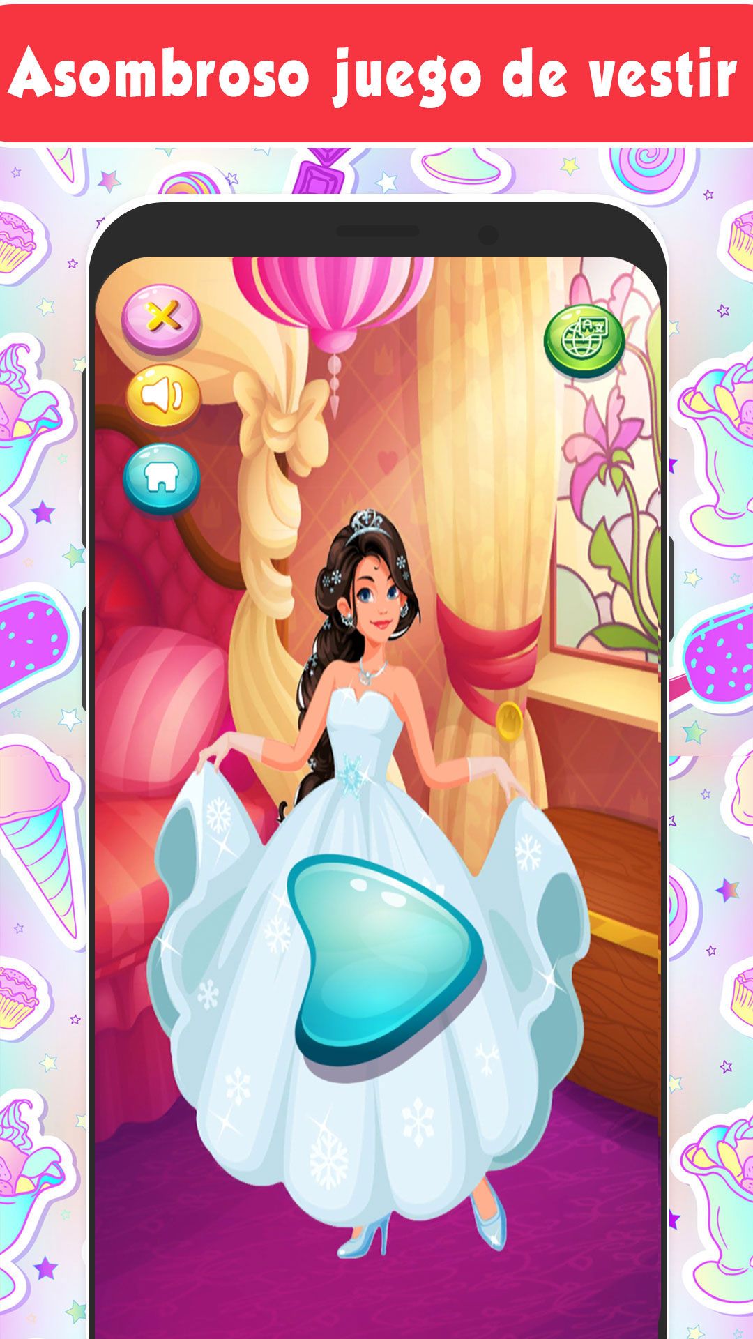 Juegos de Princesa para Chicas - Maquillar Vestir Peinar Niñas - Microsoft  Apps