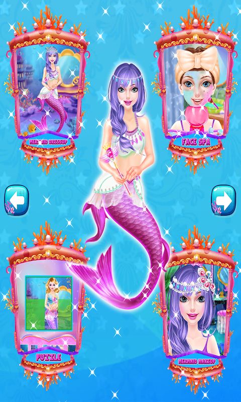 Mermaid Princess Makeup Salon Games