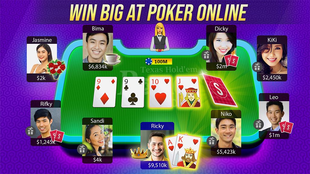 Interfaz de Poker Online