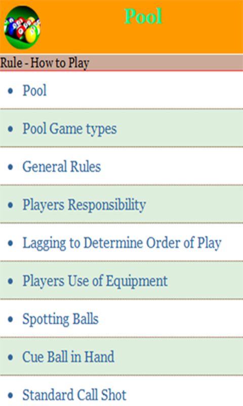 Rules to play 9 ball Pool - Microsoft Apps