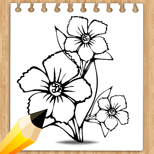 How to draw a Flowers Step by Step