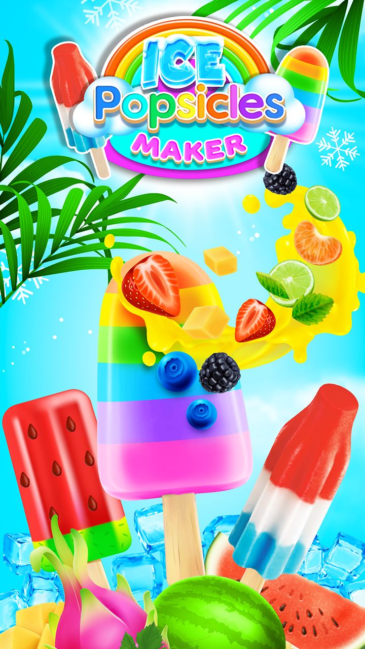 Ice Popsicles Maker - Frozen Ice Popsicle Treats & Desserts for