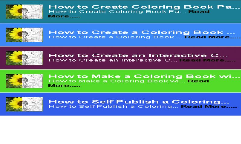 How to Self-Publish a Coloring Book