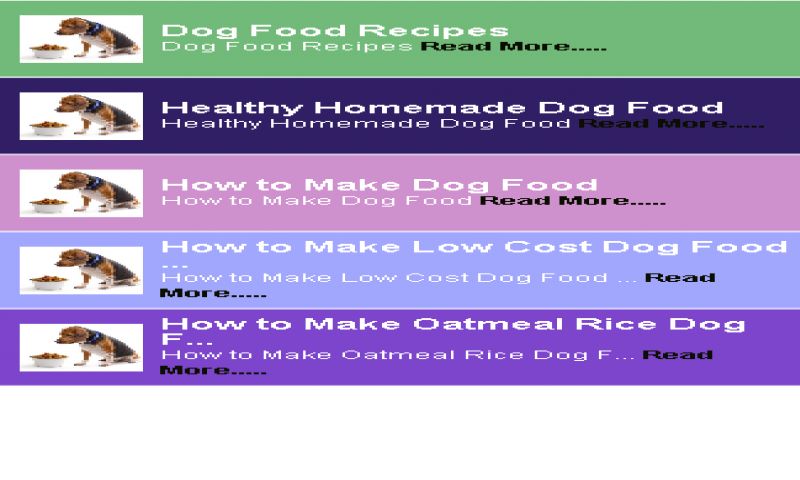 Homemade Dog Food Microsoft Apps