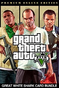Bundle Grand Theft Auto V: EdiÃ§Ã£o Online Premium e Pacote de Dinheiro TubarÃ£o-Branco