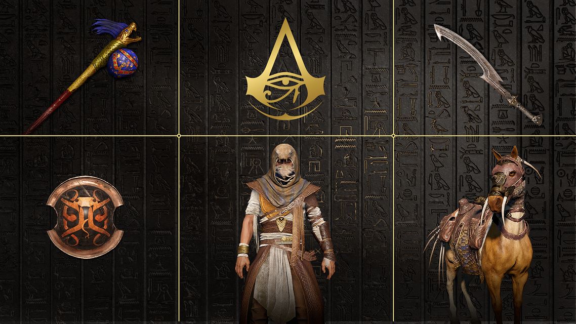 Assassin&#039;s Creed Origins Desert Cobra Outfit Minecraft Skin