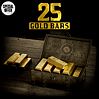 One Time Special Offer:  25 Gold Bars