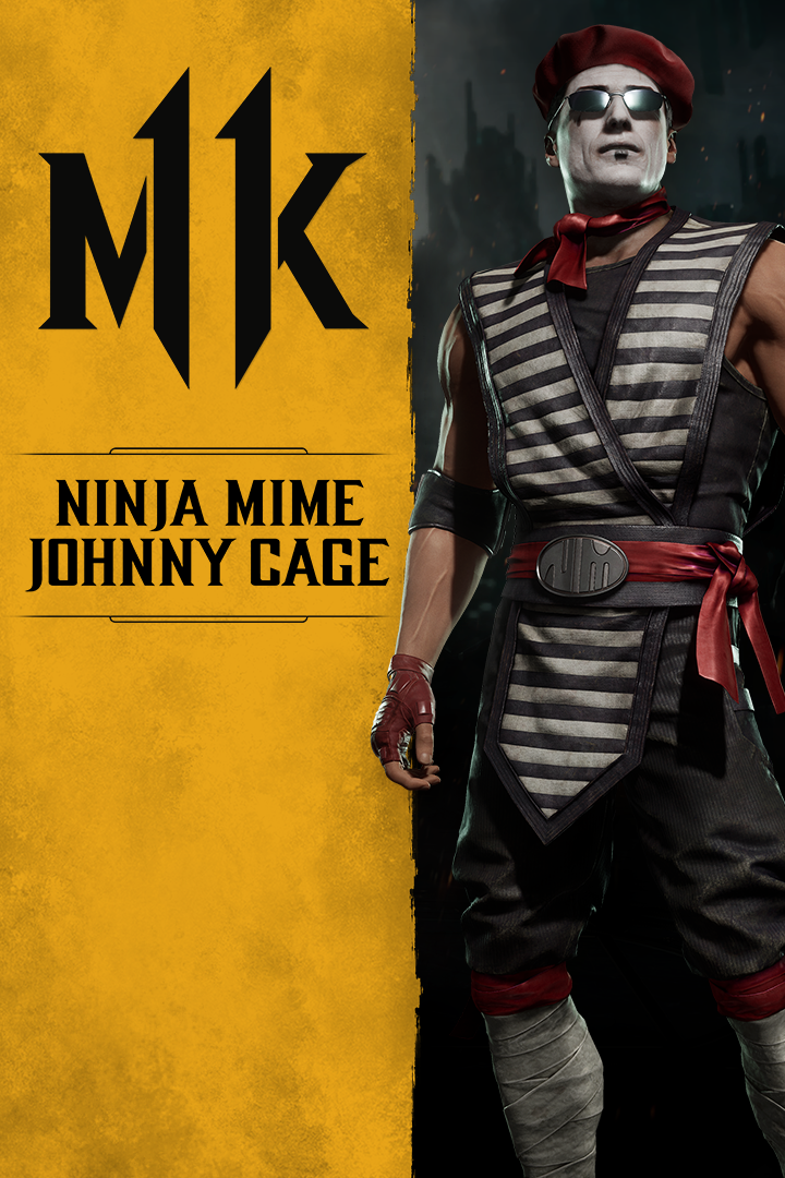 Johnny Cage as Ninja Mime. 