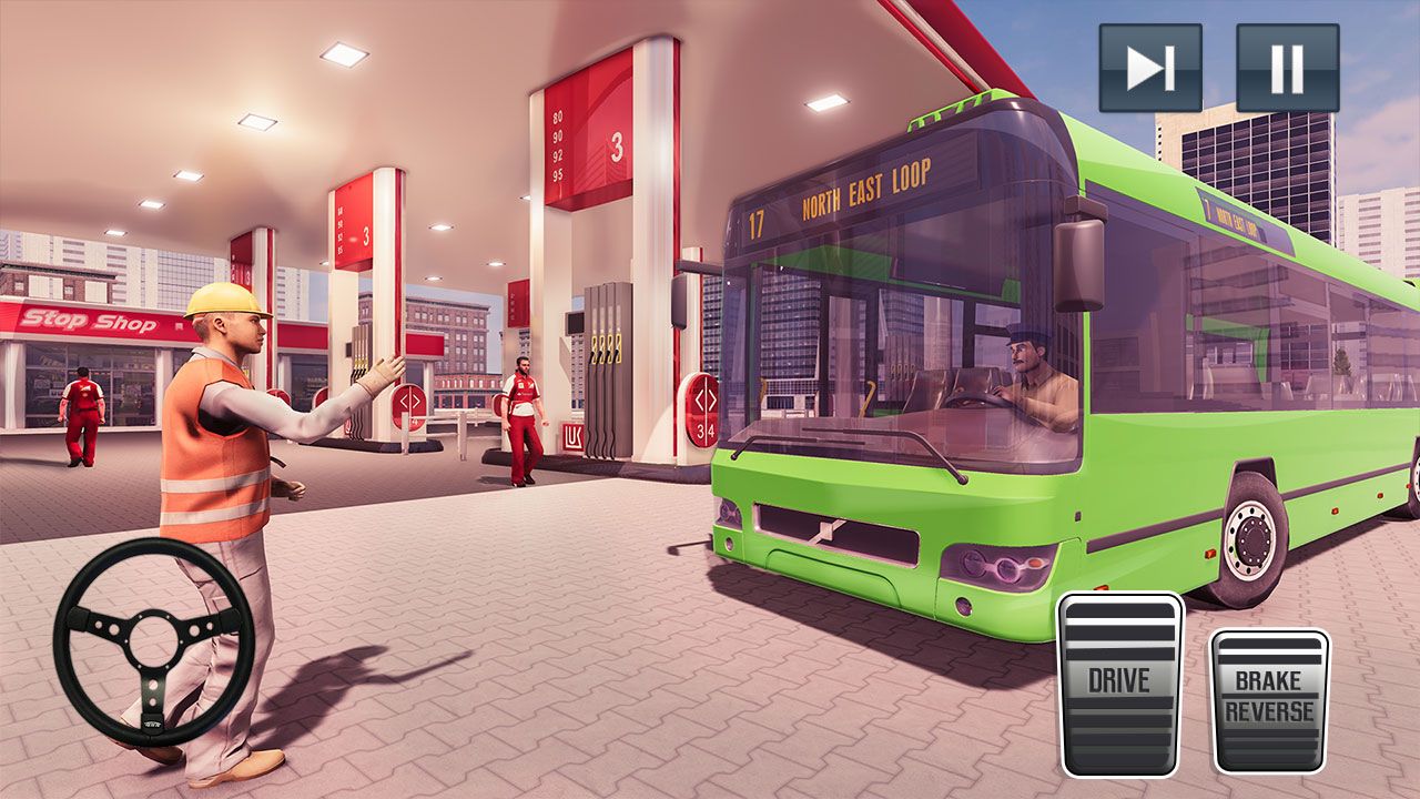 1 bus driving sim games pro +, Apps