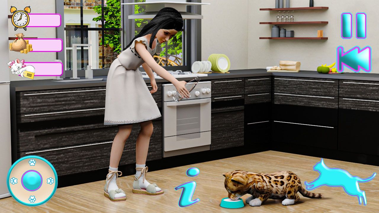 derradeiro simulador de gato virtual aventura de gatinho - meu lindo gatinho  de estimação grátis simulador de gato vs cachorro - vida animal jogos de  gatinhos vadios para crianças::Appstore for Android