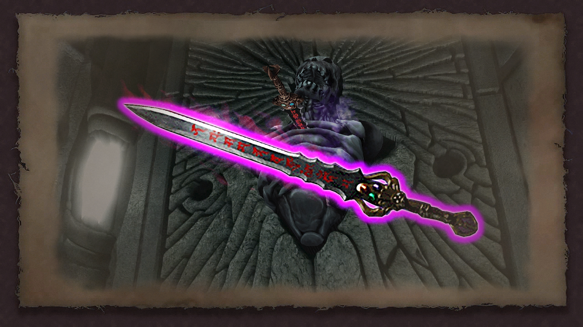 Как получить меч яма. Онимуша меч. Onimusha: Warlords. Онимуша секционный меч. Bishamon Sword.